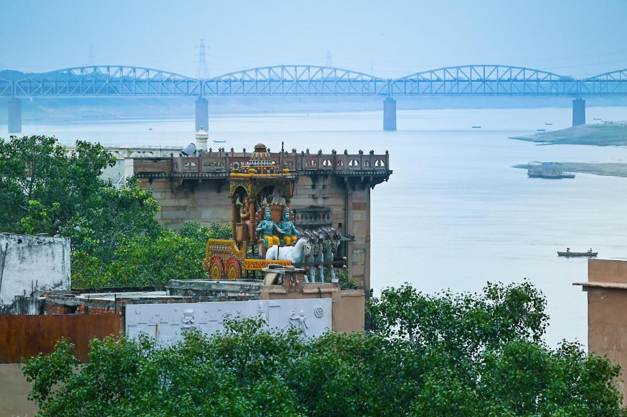 Ganga Darshanam Guesthouse At Dashashwamedh Ghat Varanasi Exteriör bild